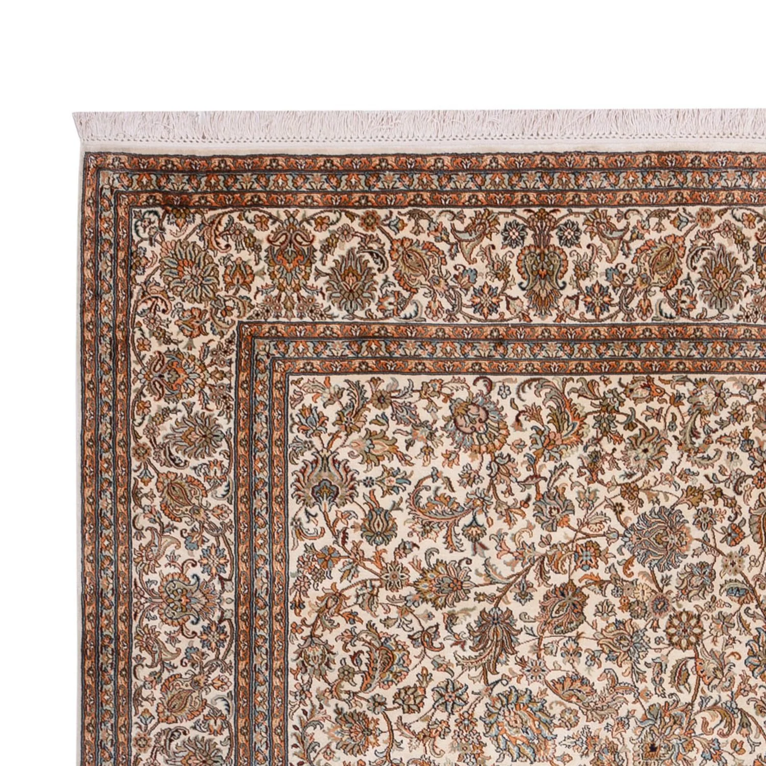 Seidenteppich - Kaschmir Seide - 349 x 247 cm - beige - Image 3