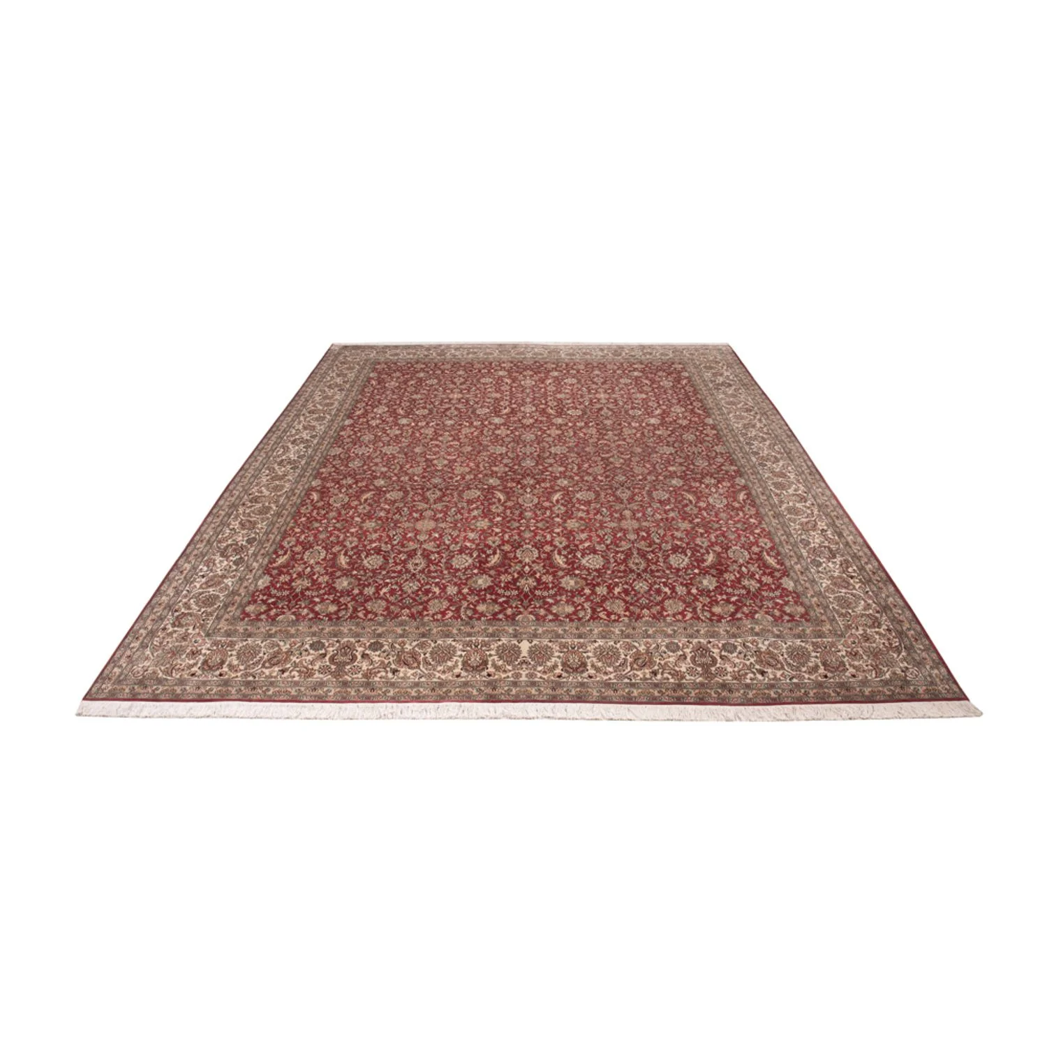 Seidenteppich - Kaschmir Seide - 369 x 279 cm - rot - Image 5