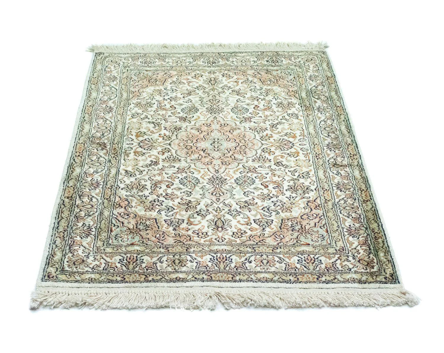 Seidenteppich - Kaschmir Seide 90 x 66 cm Fußmatte - Image 2
