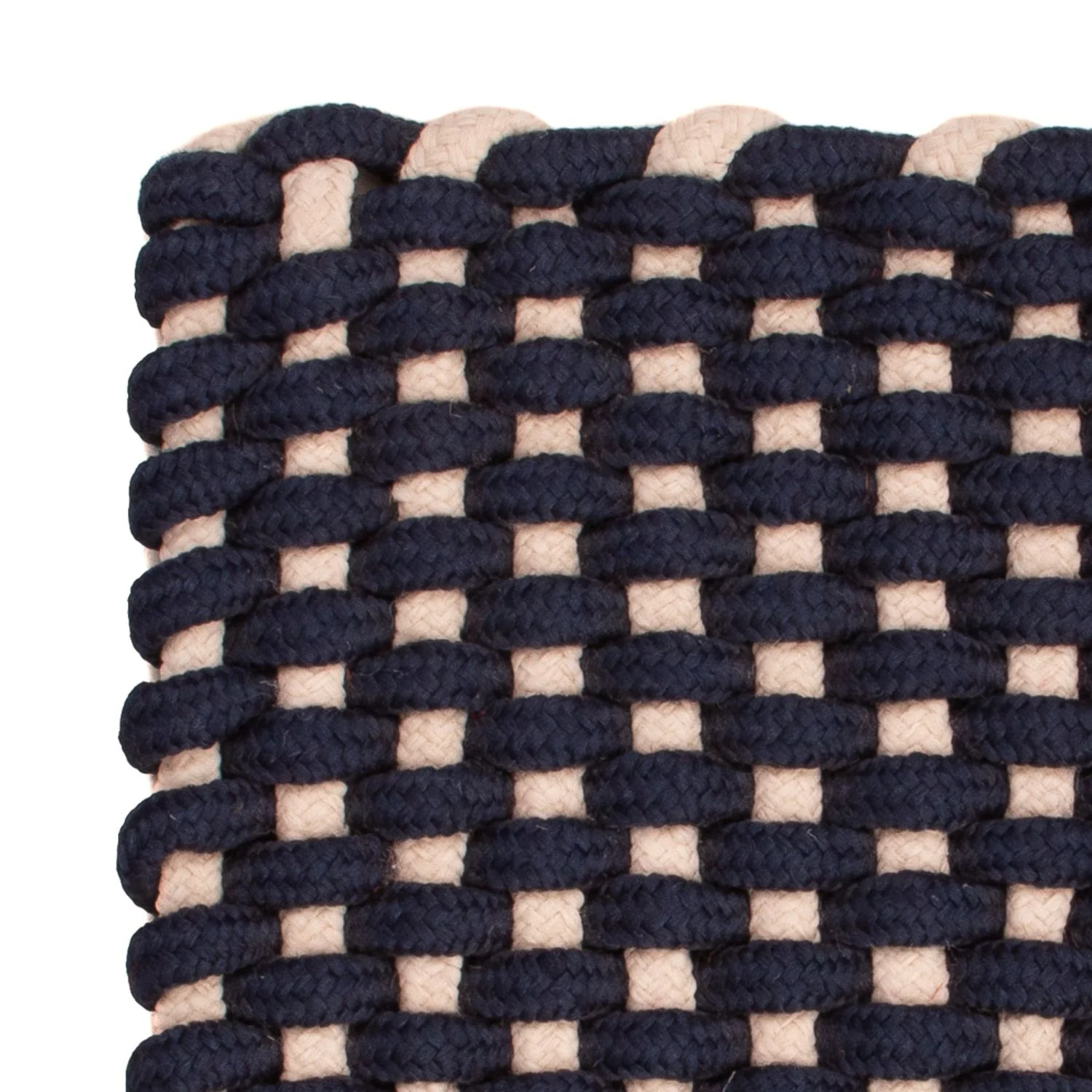 Teppich quadratisch - 41 x 41 cm - dunkelblau - Image 3