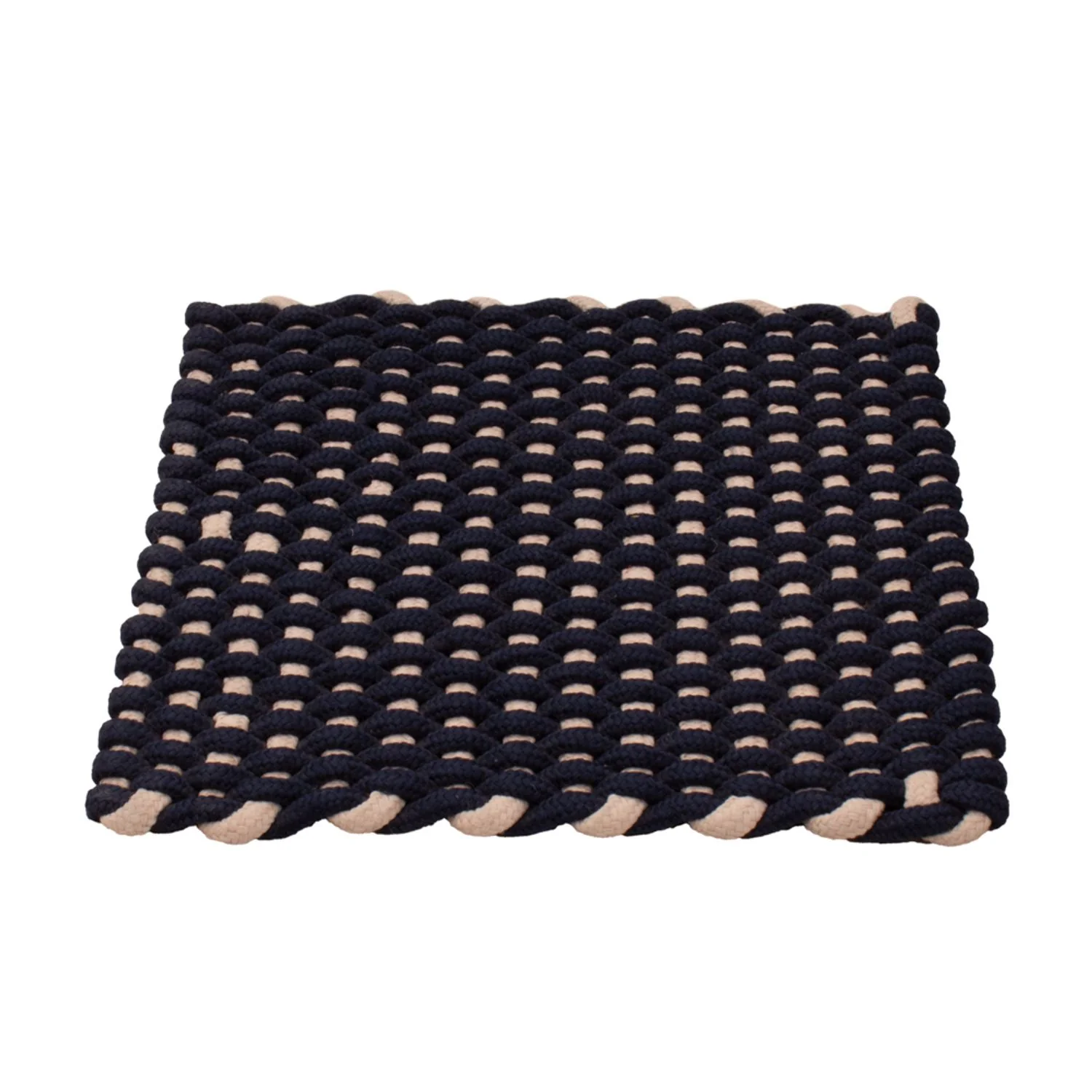 Teppich quadratisch - 41 x 41 cm - dunkelblau - Image 4