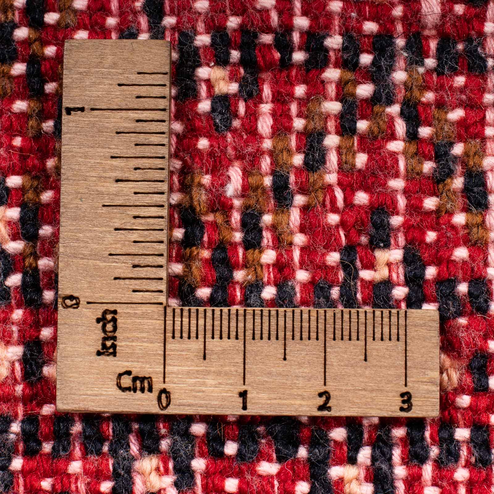 Turkaman Teppich 100 x 50 cm - dunkelrot - Image 6