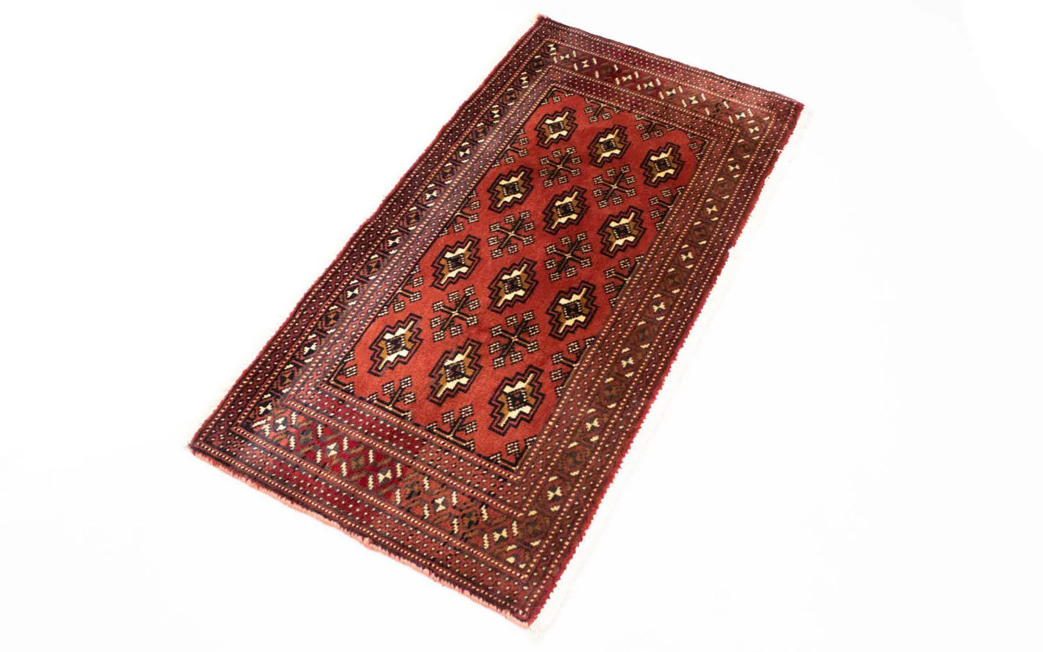 Turkaman Teppich 100x50cm - Orientteppich - Image 5