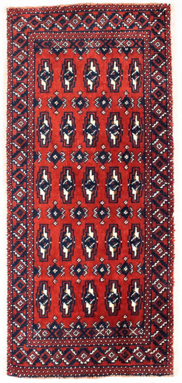 Turkaman Teppich 100x50cm - Orientteppich