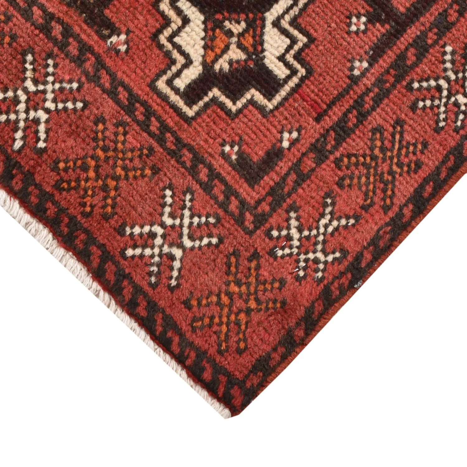 Turkaman Teppich - 100 x 58 cm - hellrot - Image 2