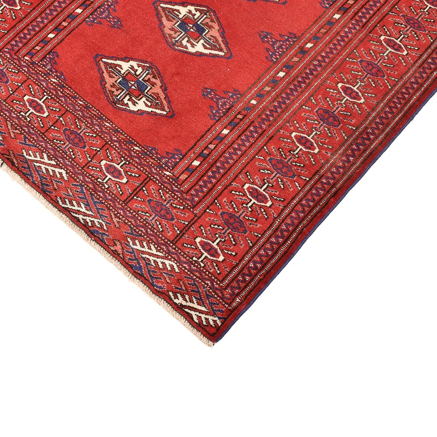 Turkaman Teppich - 115 x 87 cm - rot - Image 2