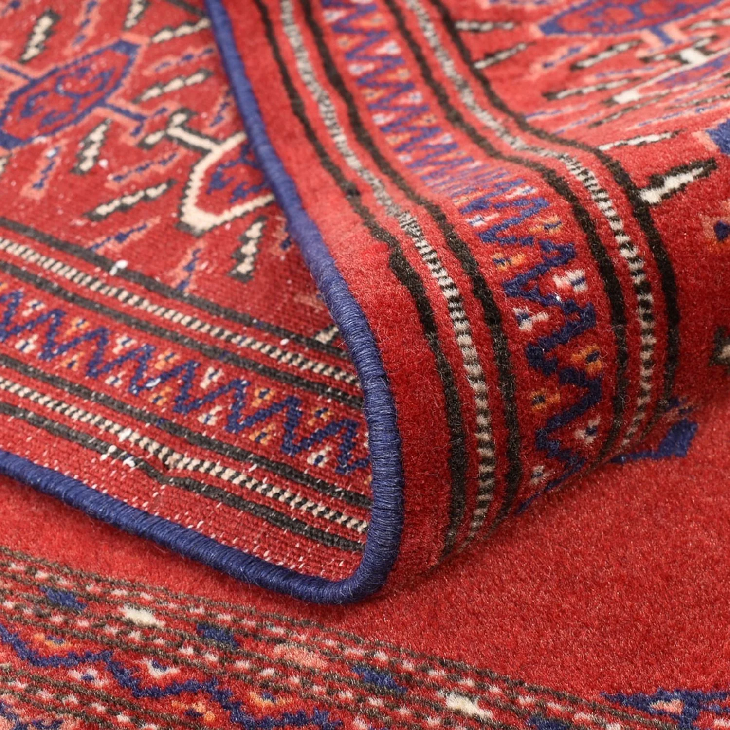 Turkaman Teppich - 115 x 87 cm - rot - Image 4