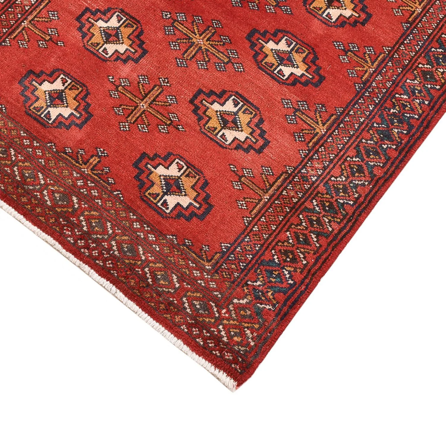 Turkaman Teppich - 116 x 77 cm - rot - Image 2