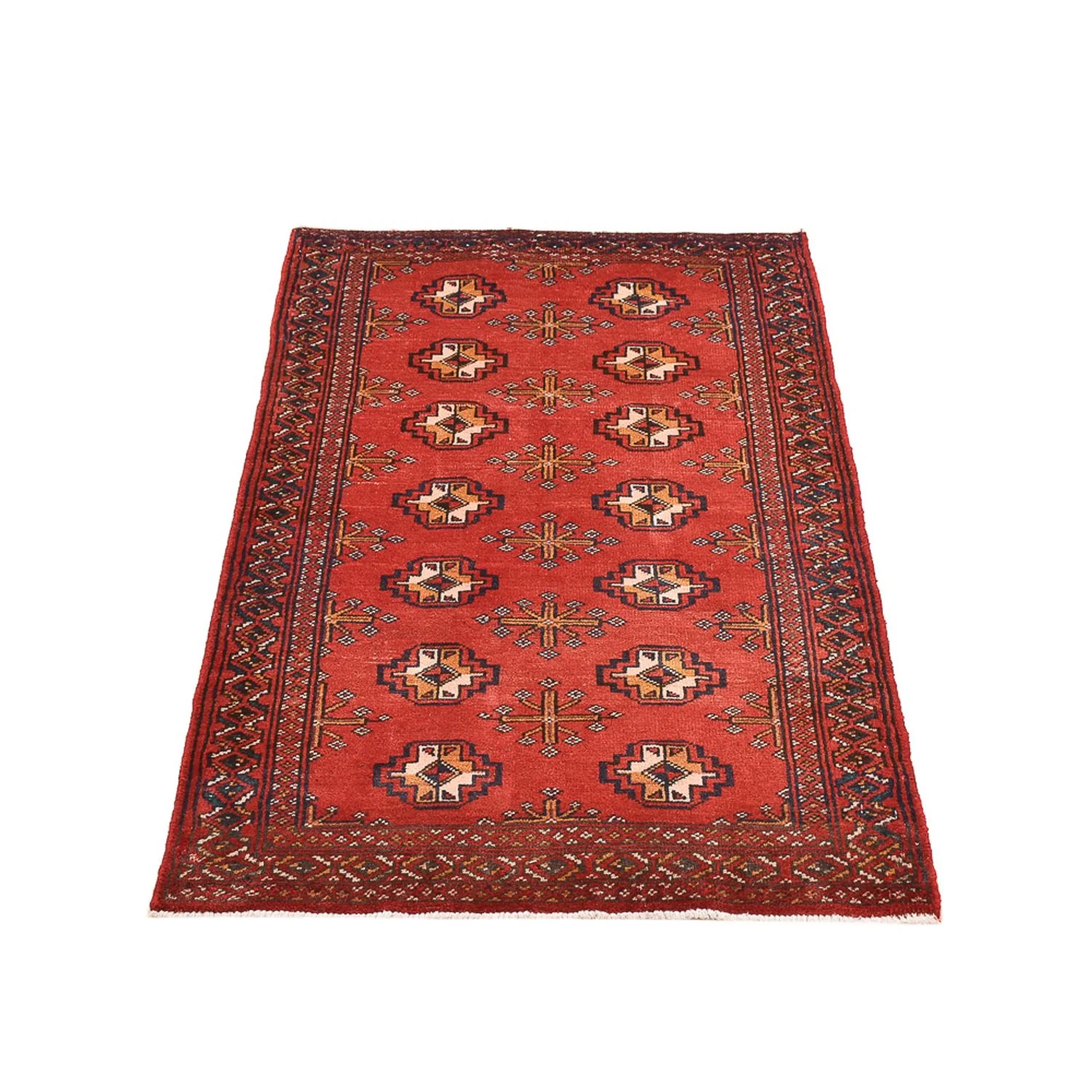 Turkaman Teppich - 116 x 77 cm - rot - Image 5