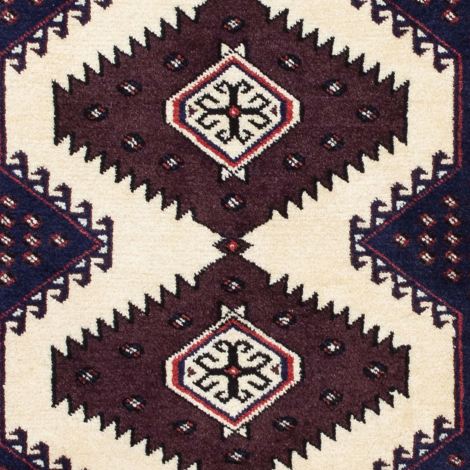 Turkaman Teppich 139 x 87 cm - mehrfarbig - Image 2