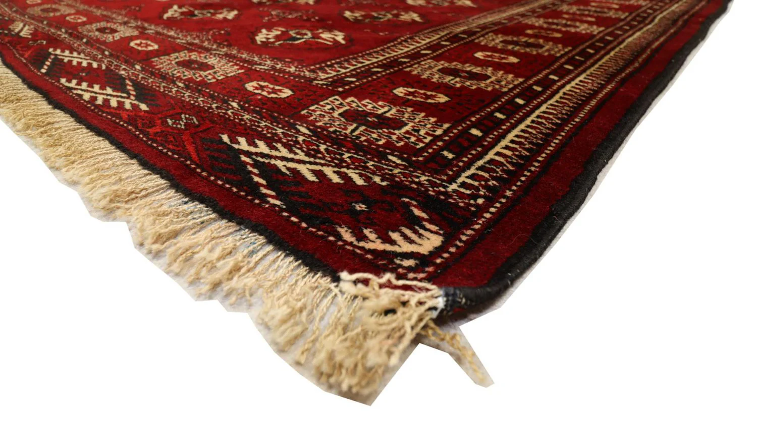 Turkaman Teppich 182 x 137 cm - dunkelrot - Image 3