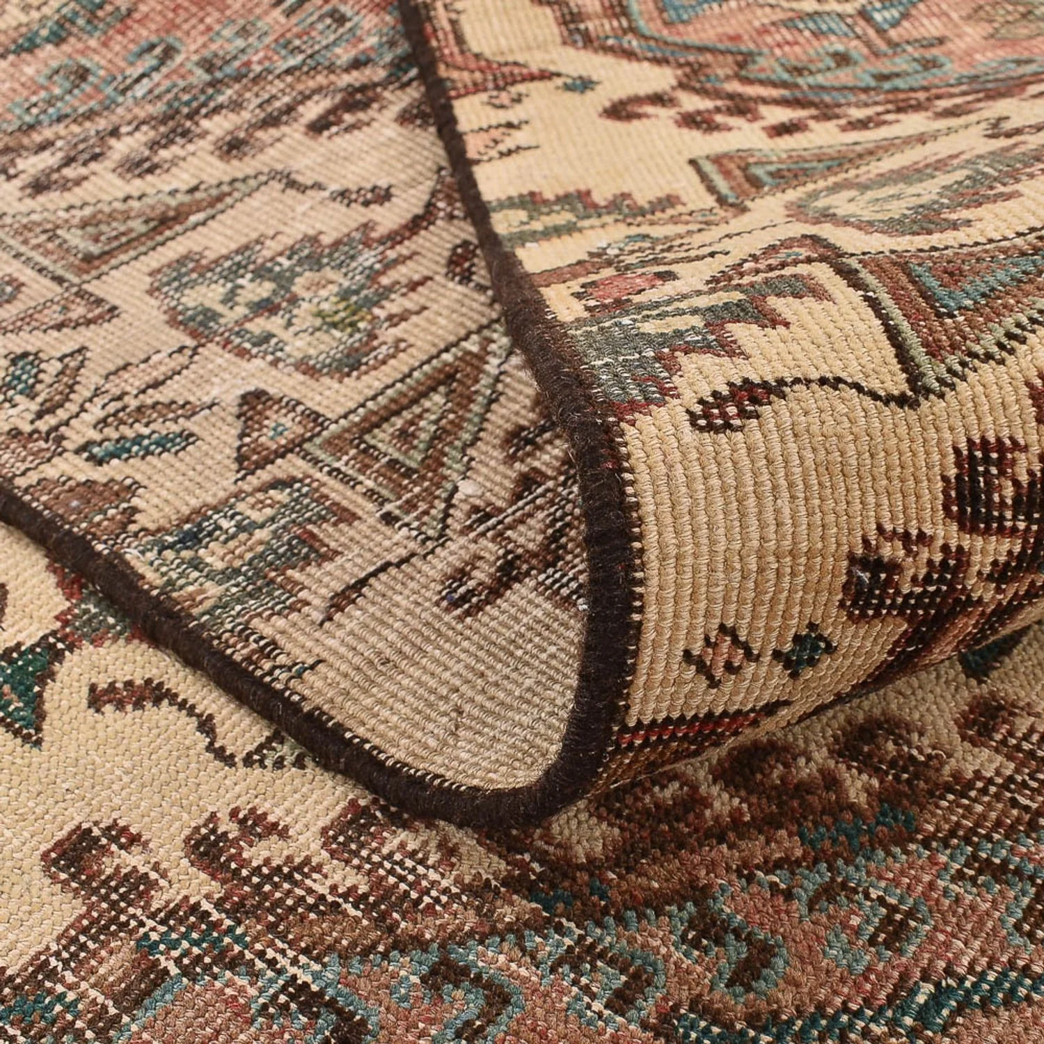 Vintage Teppich - 233 x 233 cm - sand - Image 4