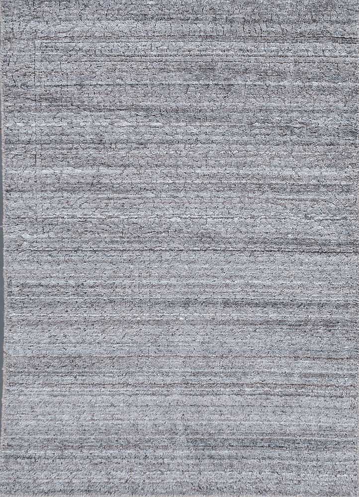 Viskose Teppich - 120 x 75 cm - grau