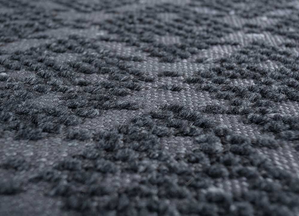 Viskose Teppich quadratisch  - 75 x 75 cm - anthrazit - Image 4