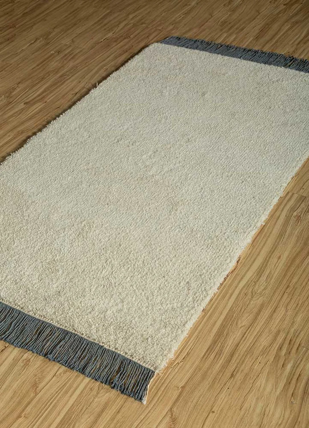 Wollteppich - 150 x 90 cm - sand - Image 2