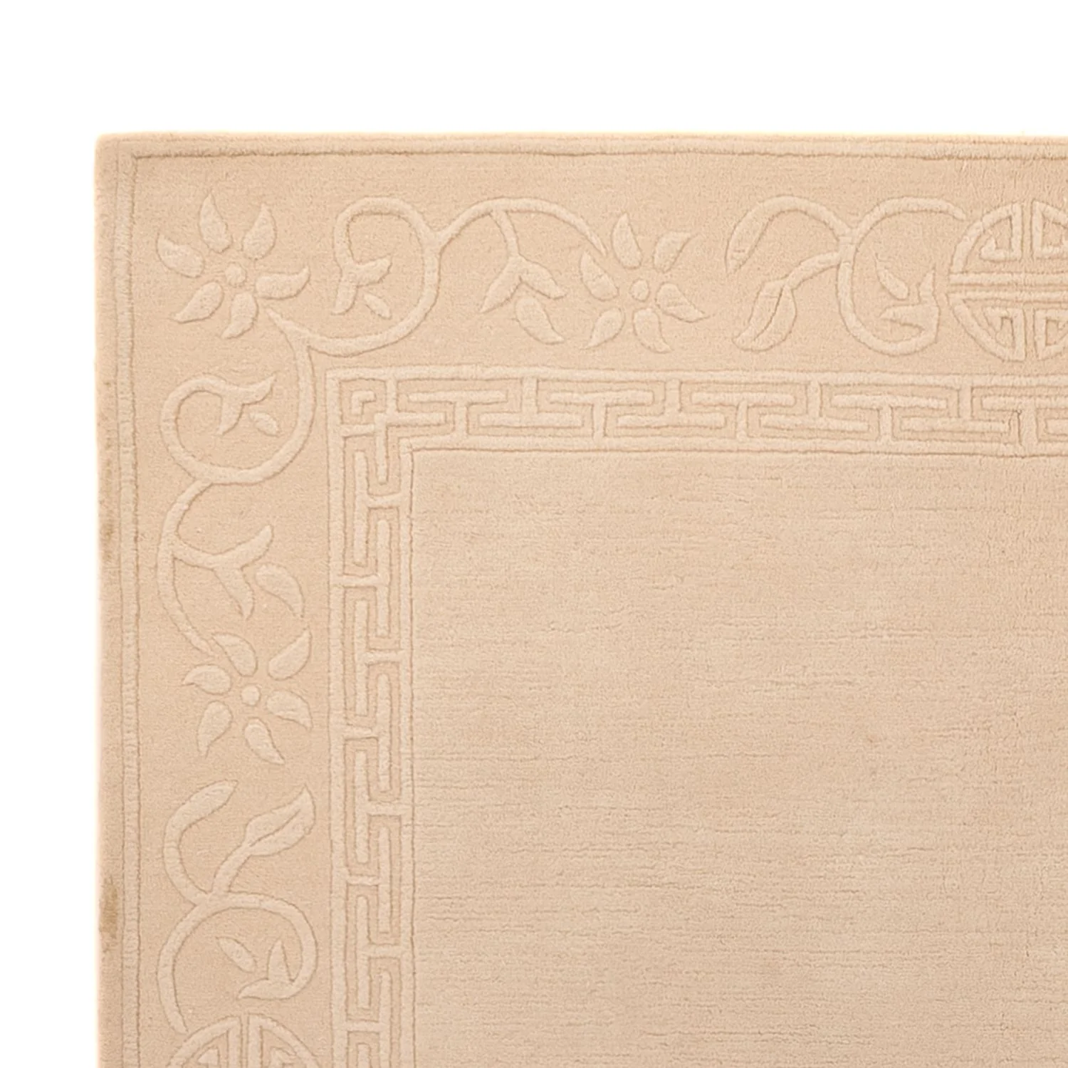 Wollteppich - 201 x 144 cm - beige - Image 3