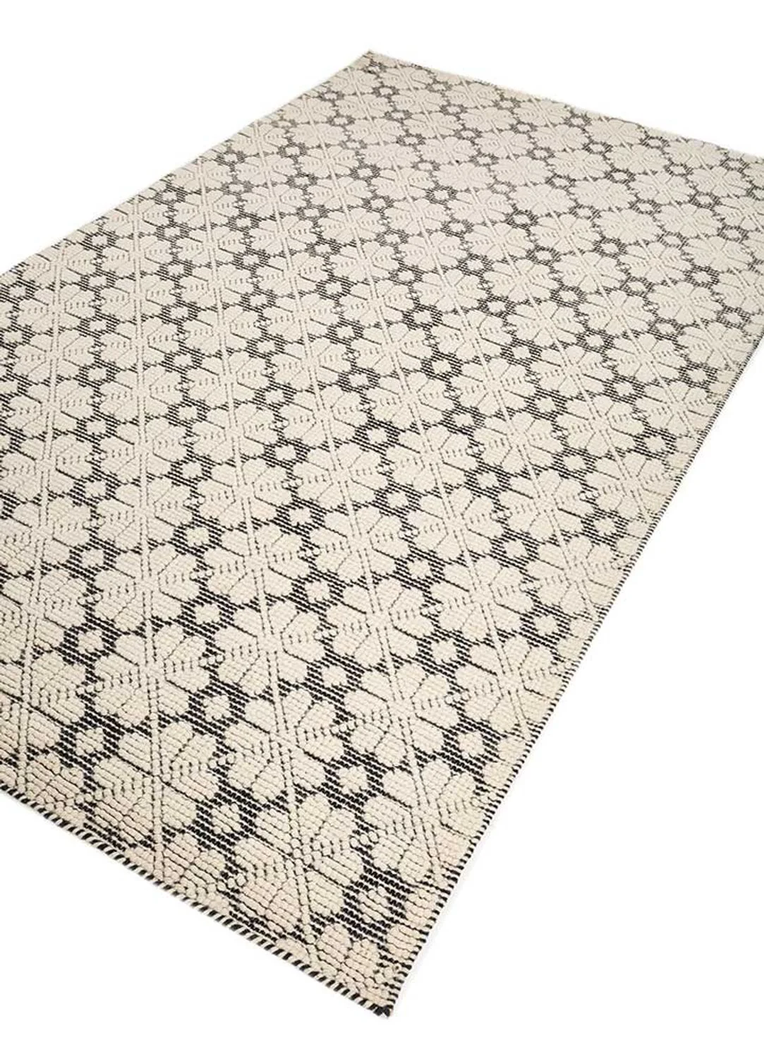 Wollteppich - 240 x 150 cm - creme - Image 2