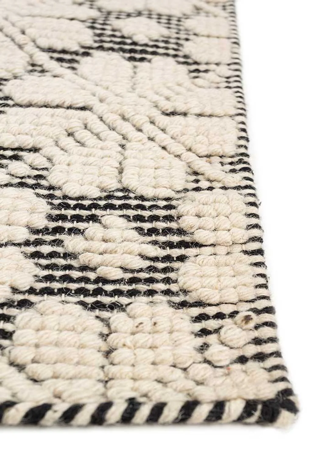 Wollteppich - 240 x 150 cm - creme - Image 3