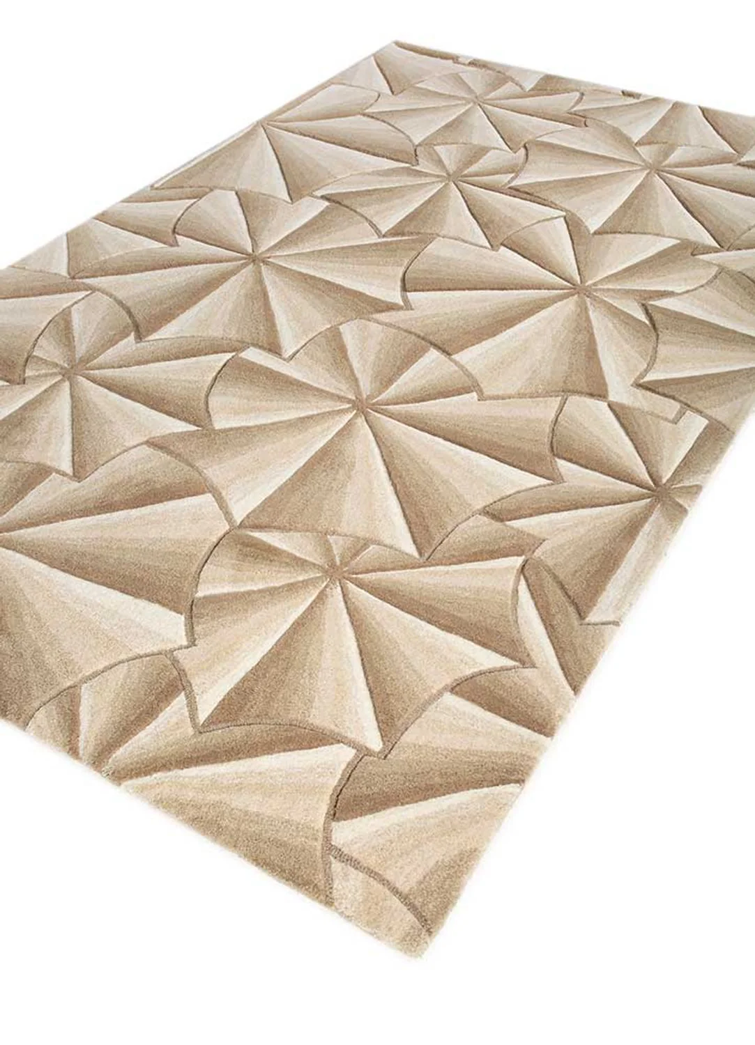 Wollteppich - 240 x 150 cm - gold - Image 2