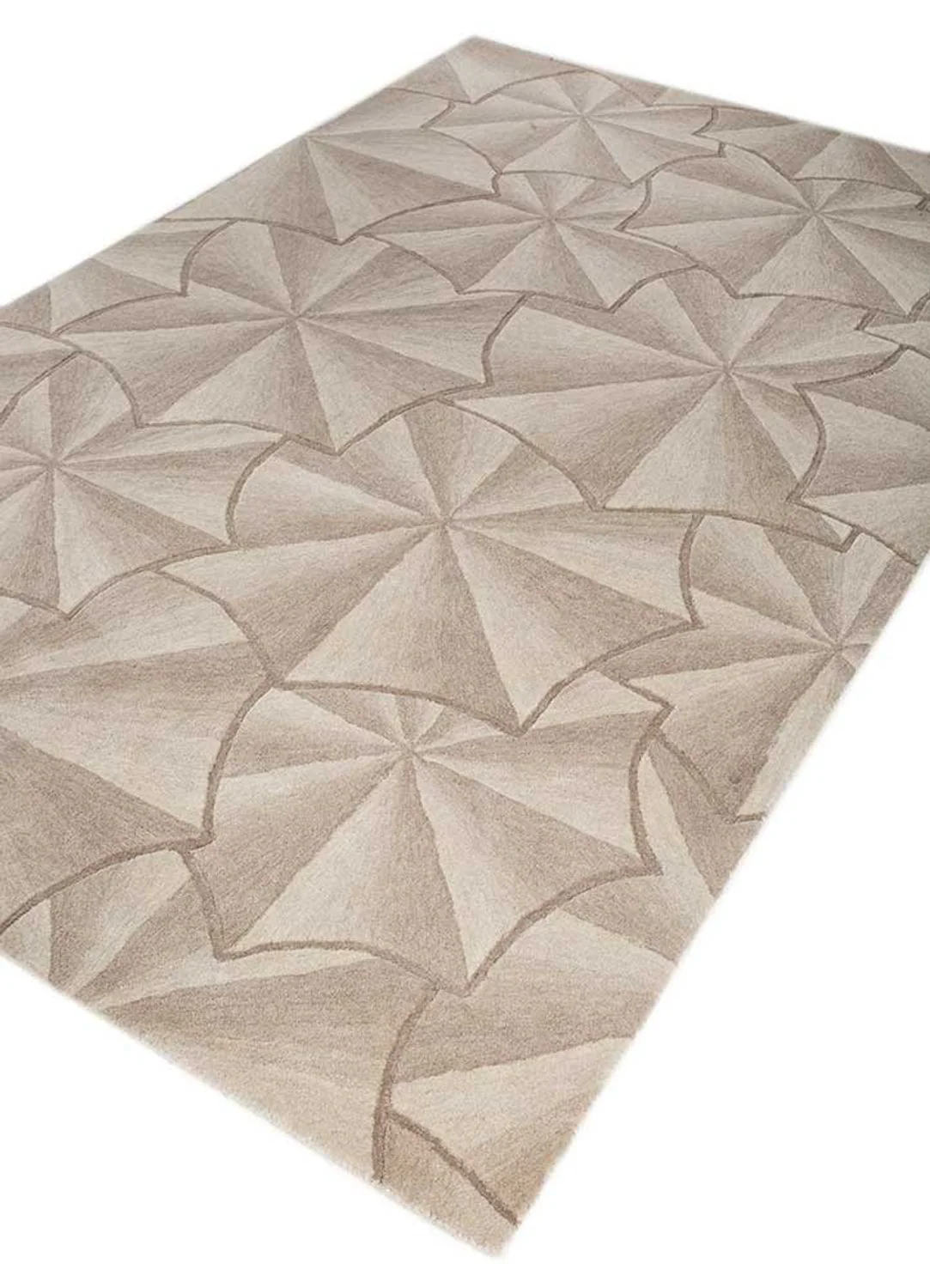 Wollteppich - 240 x 150 cm - gold - Image 2