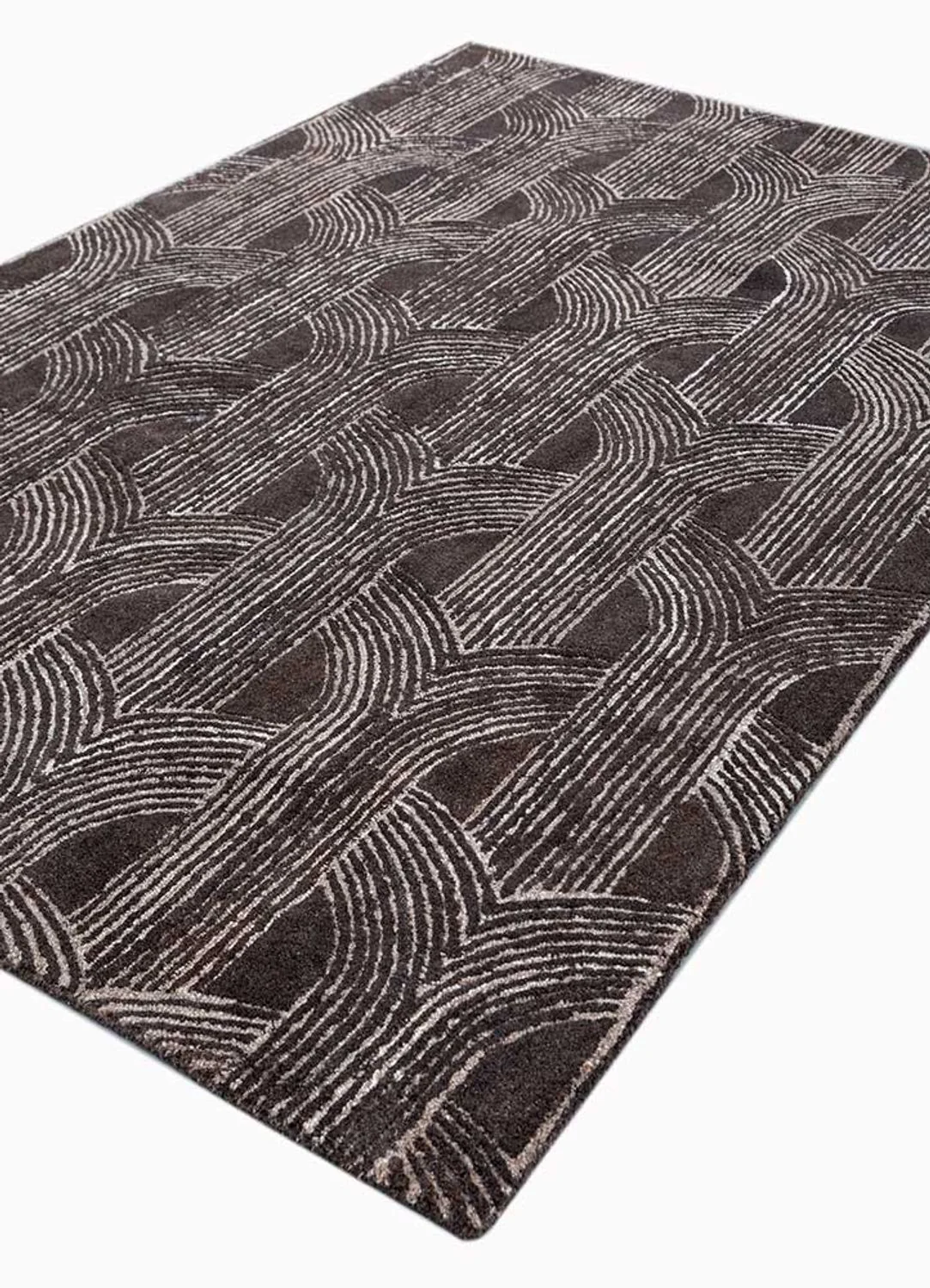 Wollteppich - 240 x 150 cm - taupe - Image 2