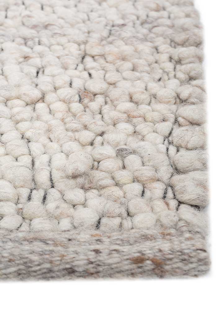 Wollteppich - 240 x 180 cm - creme - Image 3