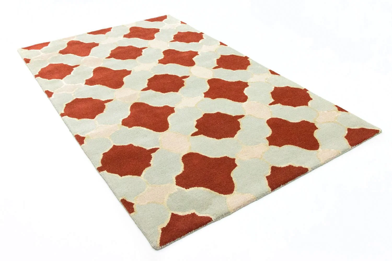 Wollteppich 244 x 152 cm Wohnzimmer Teppich - Image 4