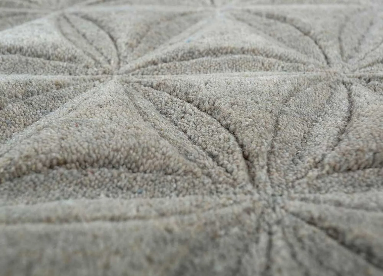 Wollteppich - 270 x 180 cm - beige - Image 4