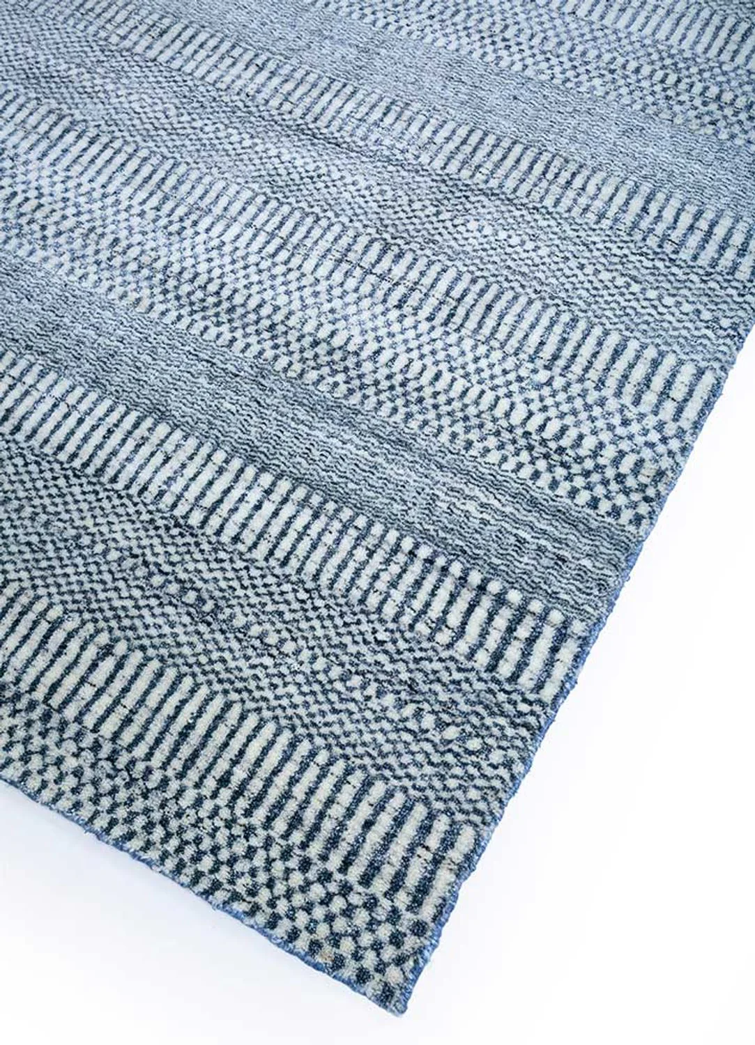 Wollteppich - 270 x 180 cm - blau - Image 2