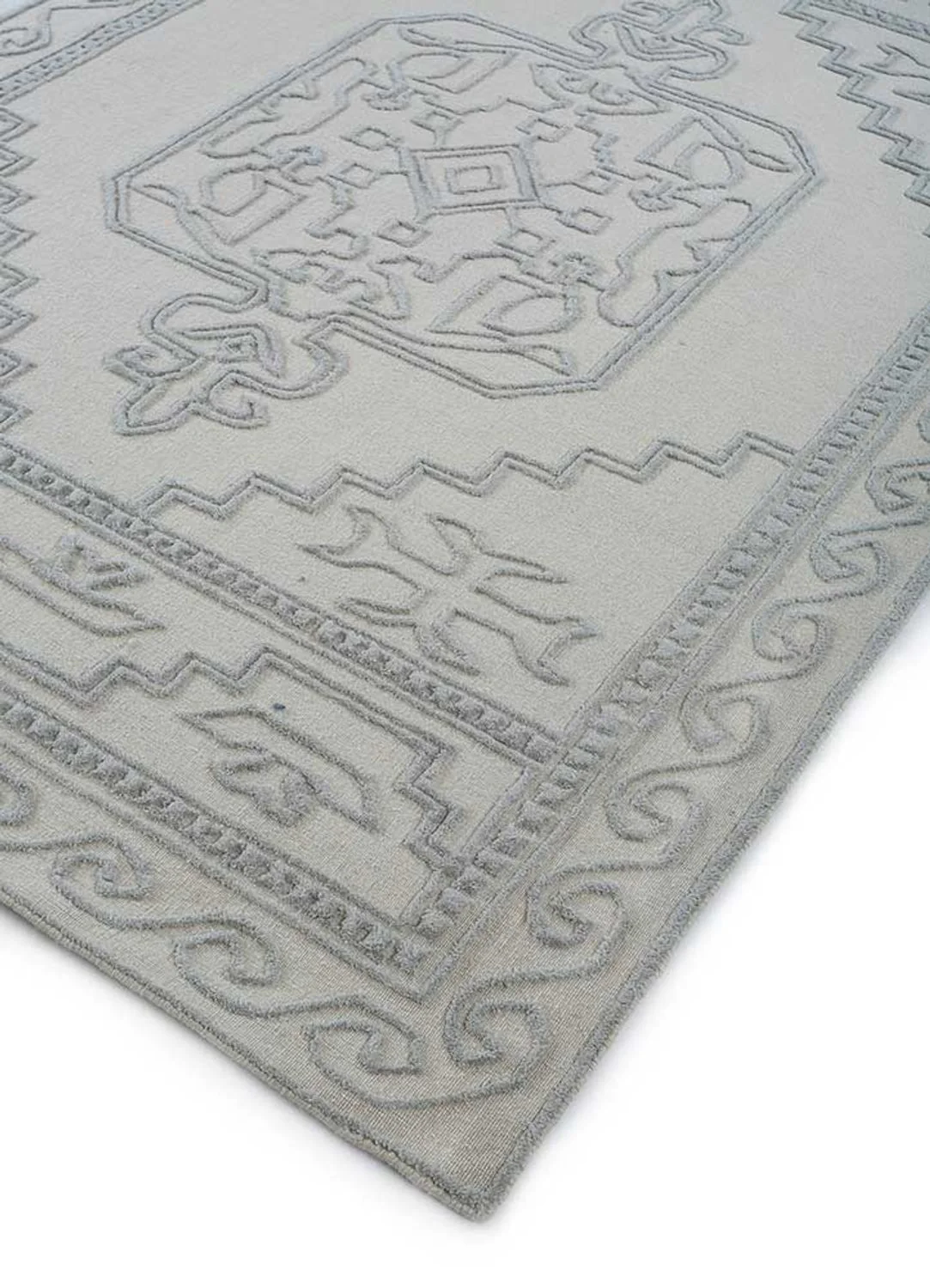 Wollteppich - 270 x 180 cm - creme - Image 2