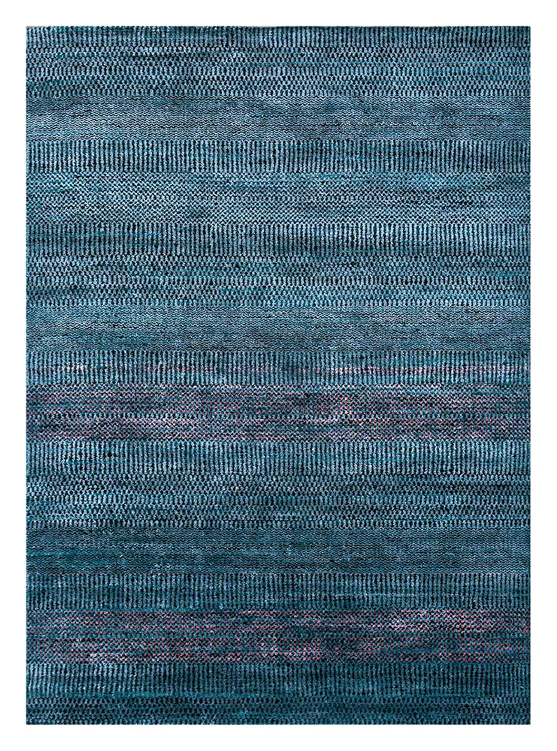 Wollteppich - 270 x 180 cm - dunkelblau