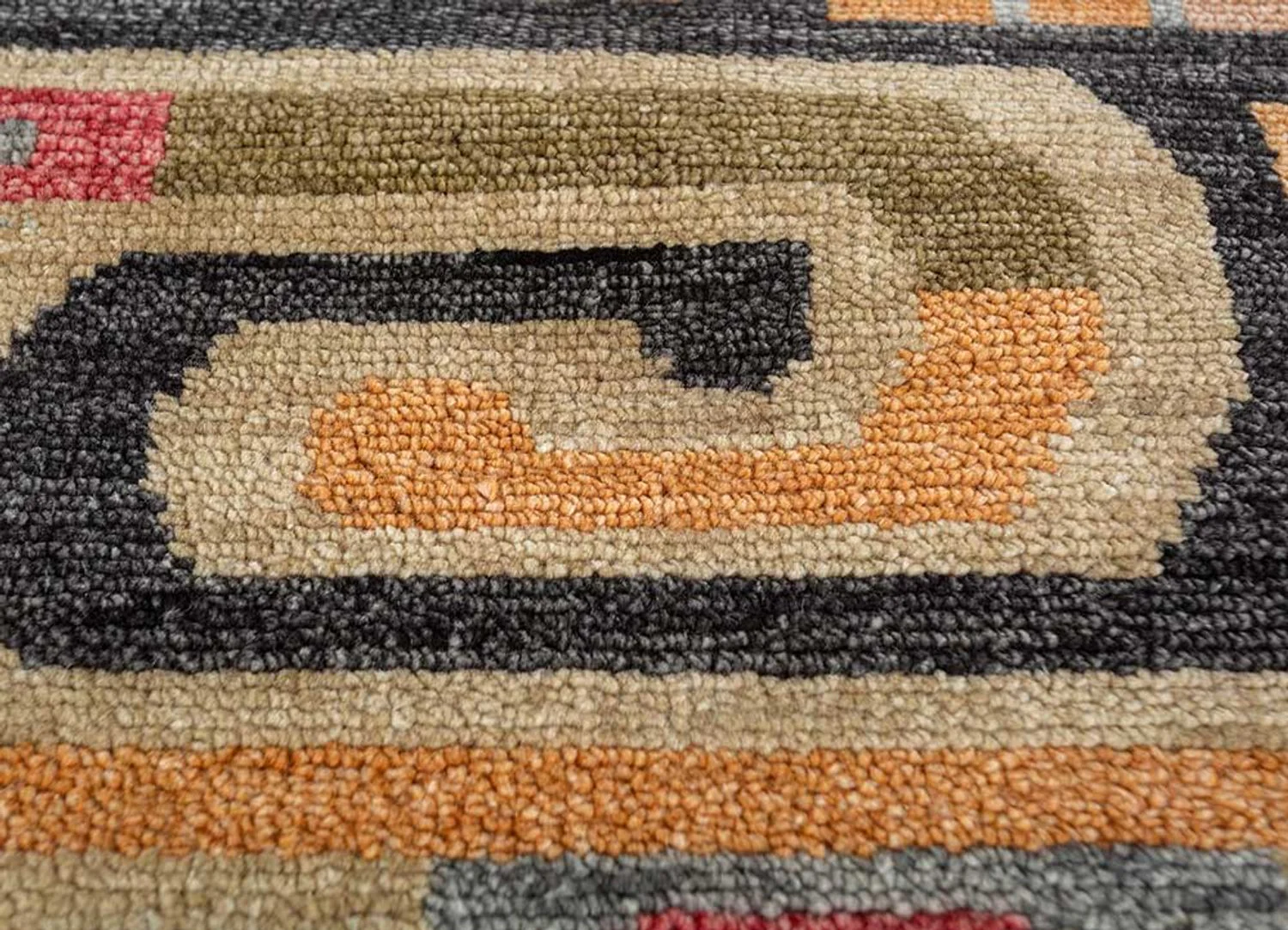 Wollteppich - 270 x 180 cm - orange - Image 4
