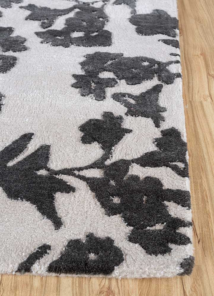 Wollteppich - 270 x 180 cm - schwarz-weiß - Image 3