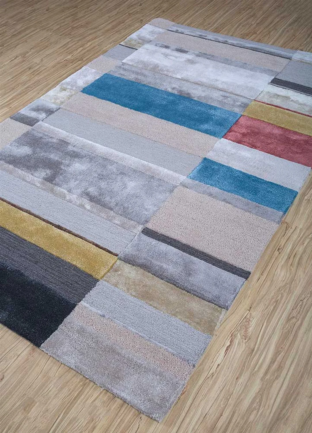 Wollteppich - 270 x 180 cm - silber - Image 2