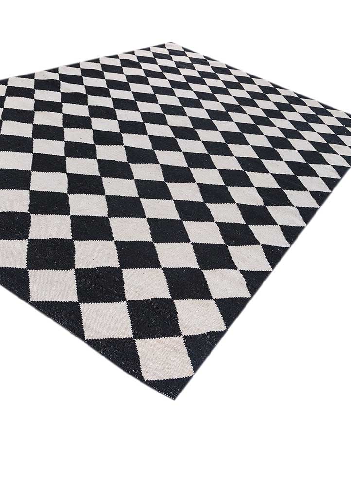 Wollteppich - 280 x 182 cm - schwarz-weiß - Image 2