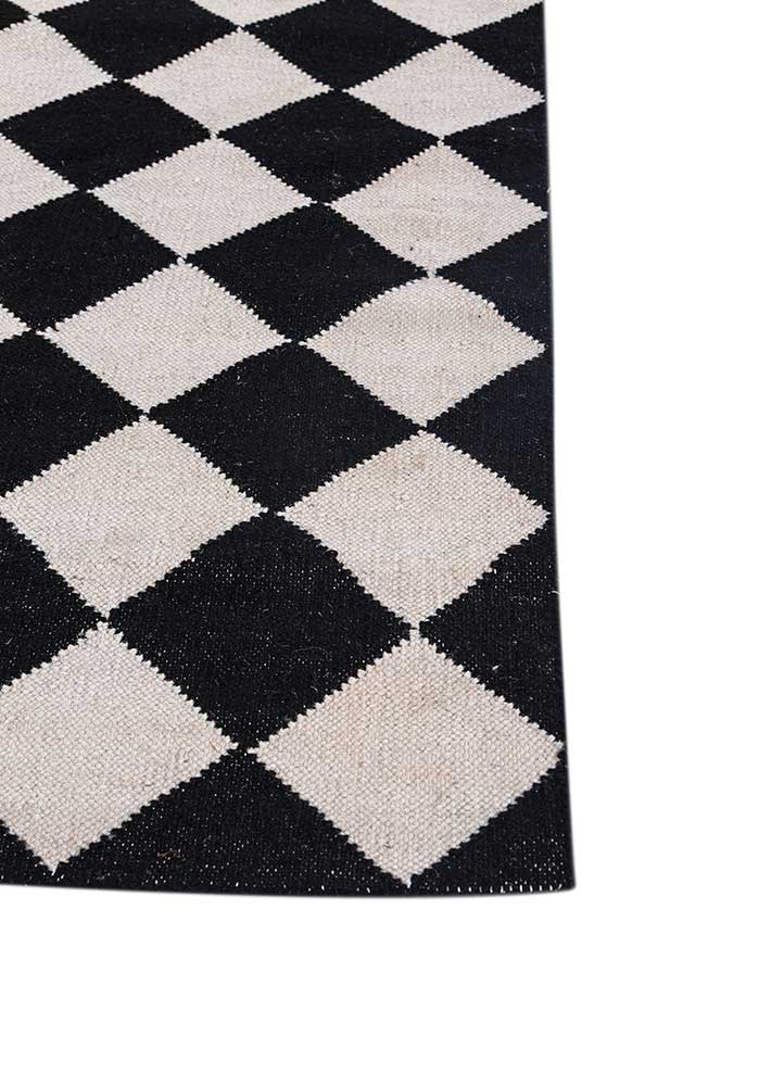 Wollteppich - 280 x 182 cm - schwarz-weiß - Image 3