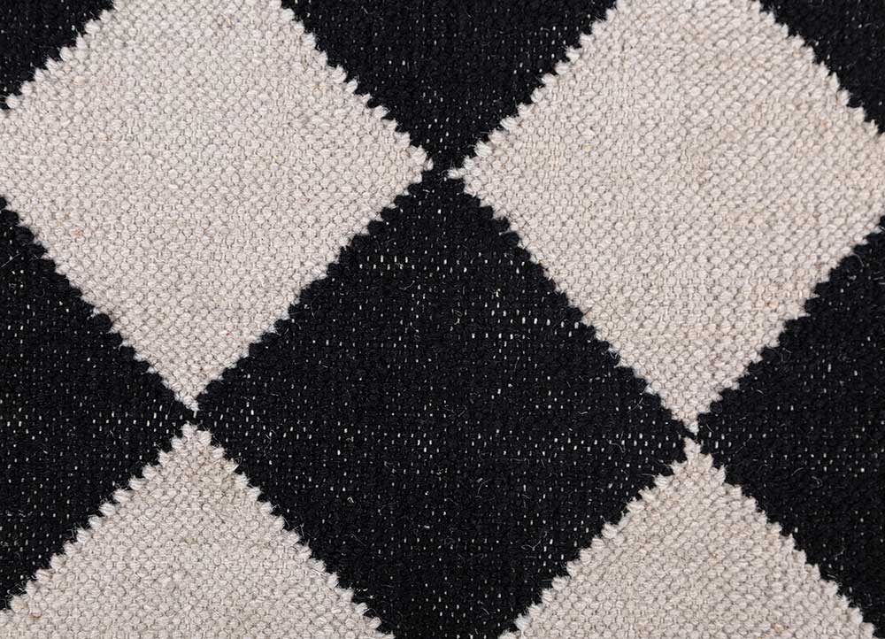 Wollteppich - 280 x 182 cm - schwarz-weiß - Image 4