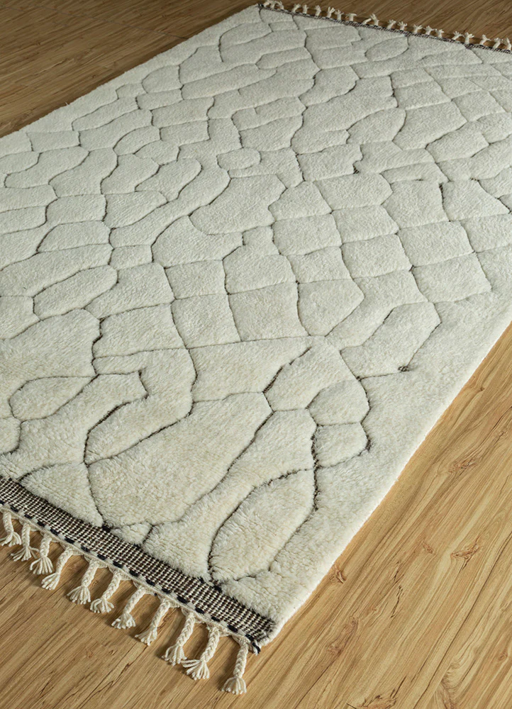 Wollteppich - 300 x 200 cm - creme - Image 2