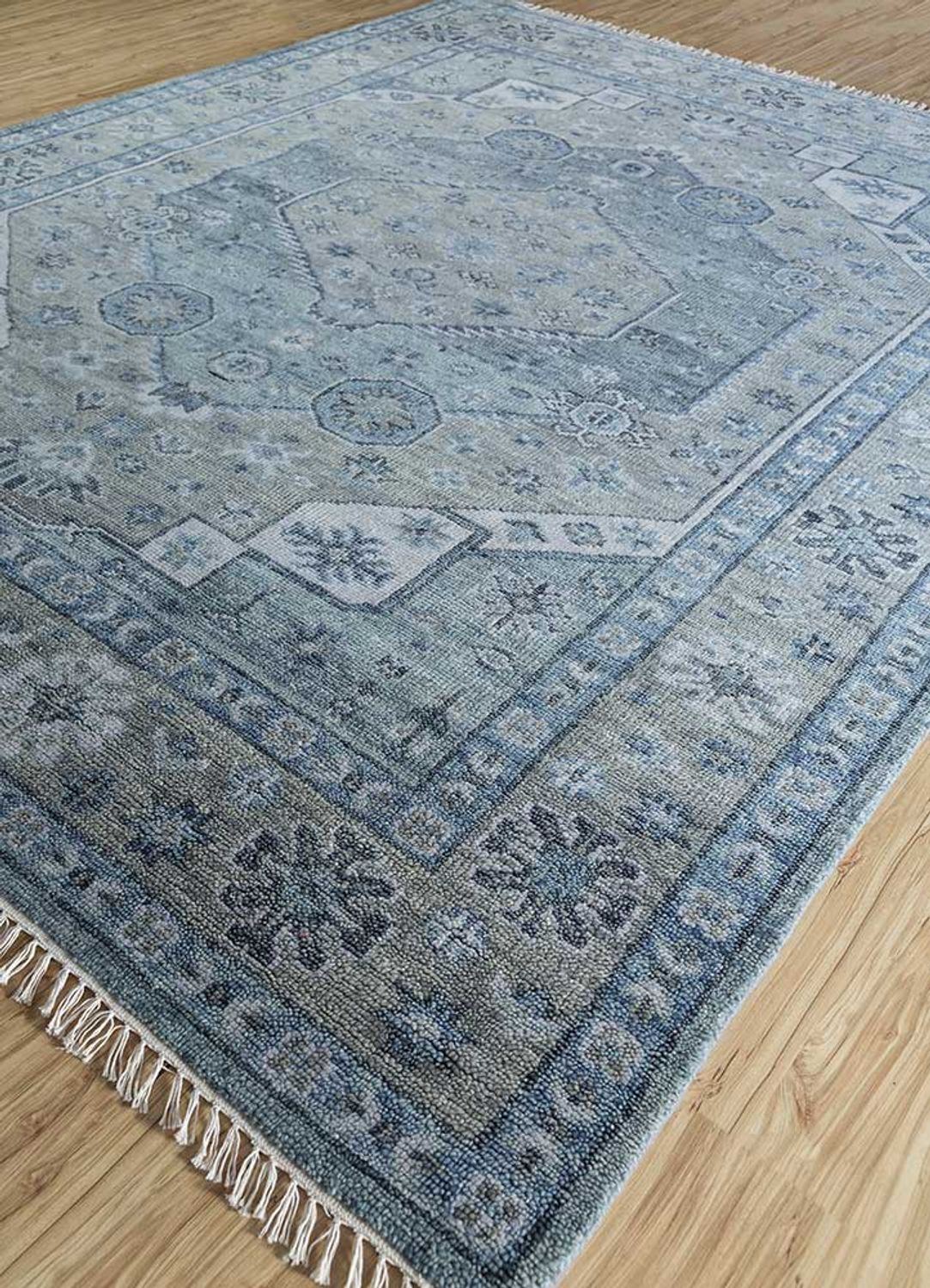 Wollteppich - 300 x 200 cm - dunkelblau - Image 2