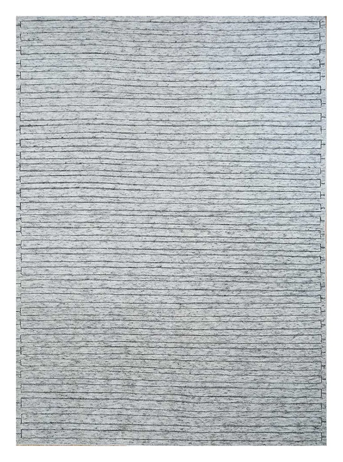 Wollteppich - 300 x 240 cm - grau