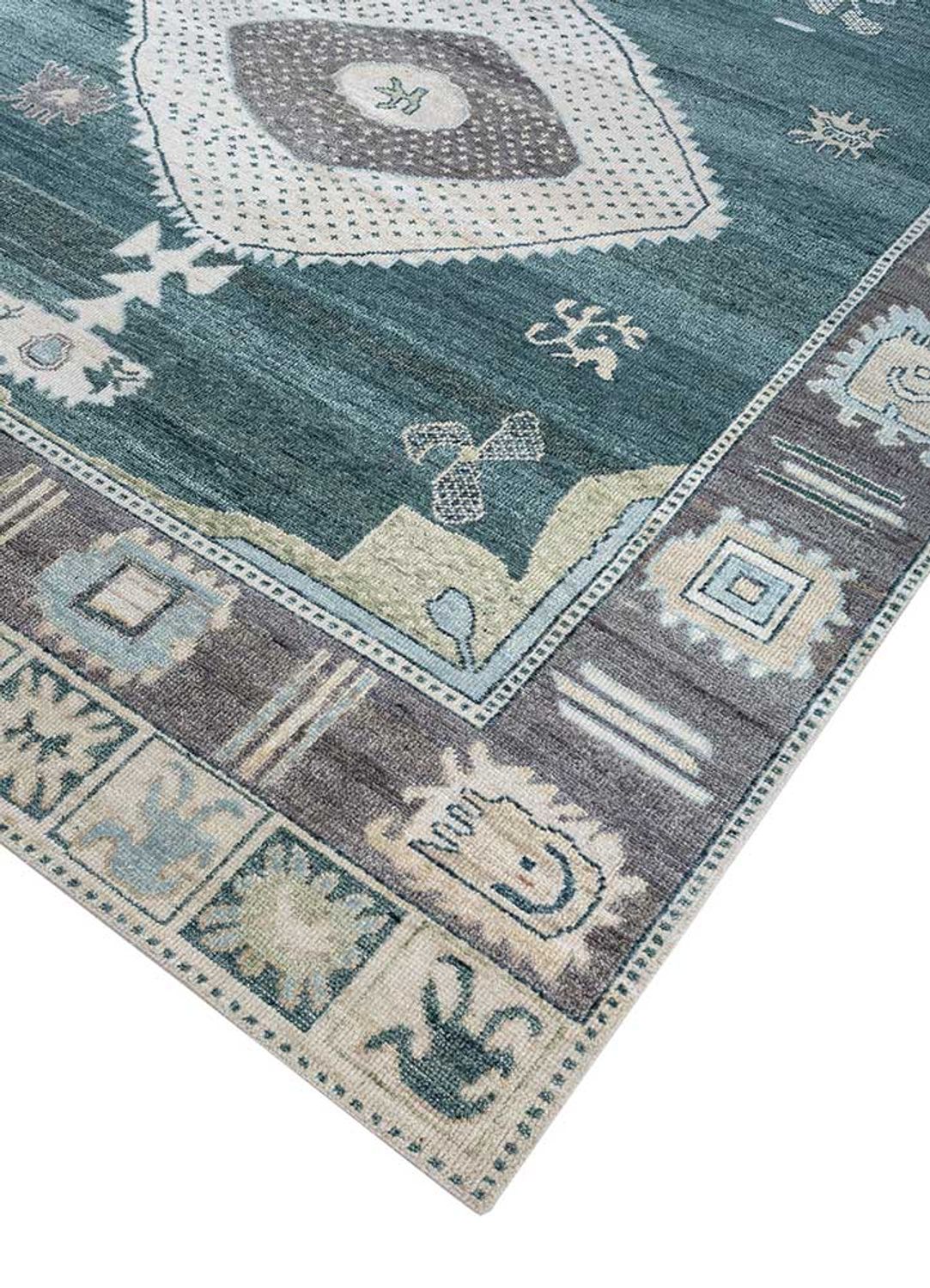 Wollteppich - 300 x 240 cm - grün - Image 2