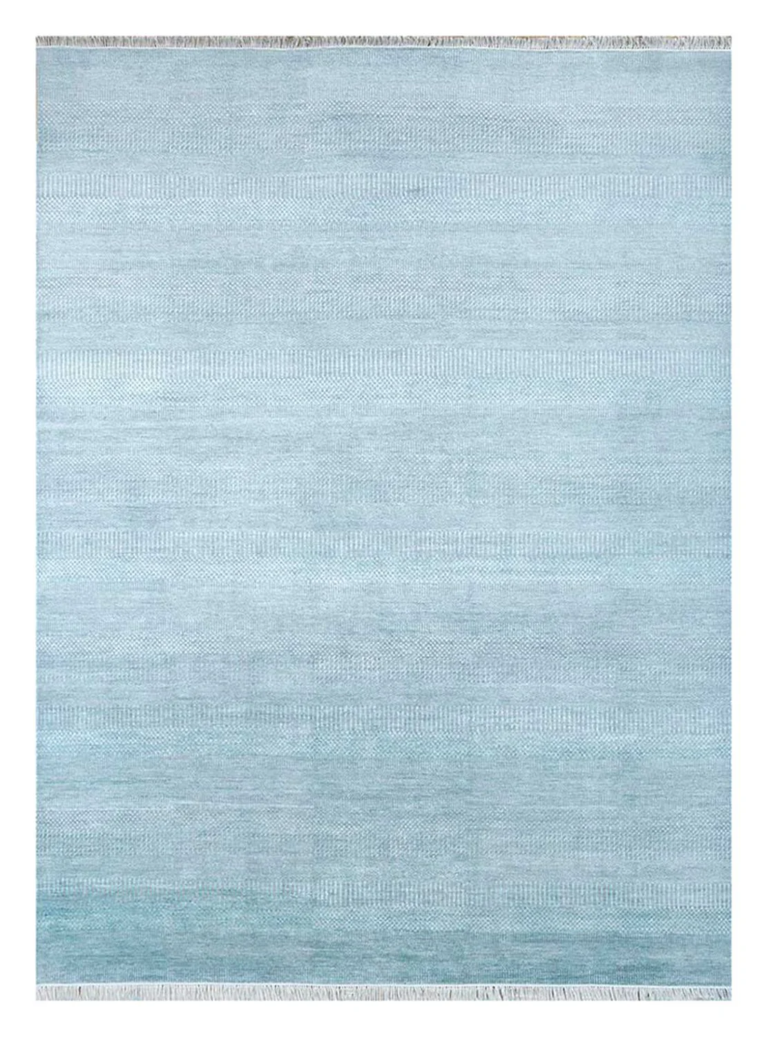 Wollteppich - 300 x 240 cm - hellblau