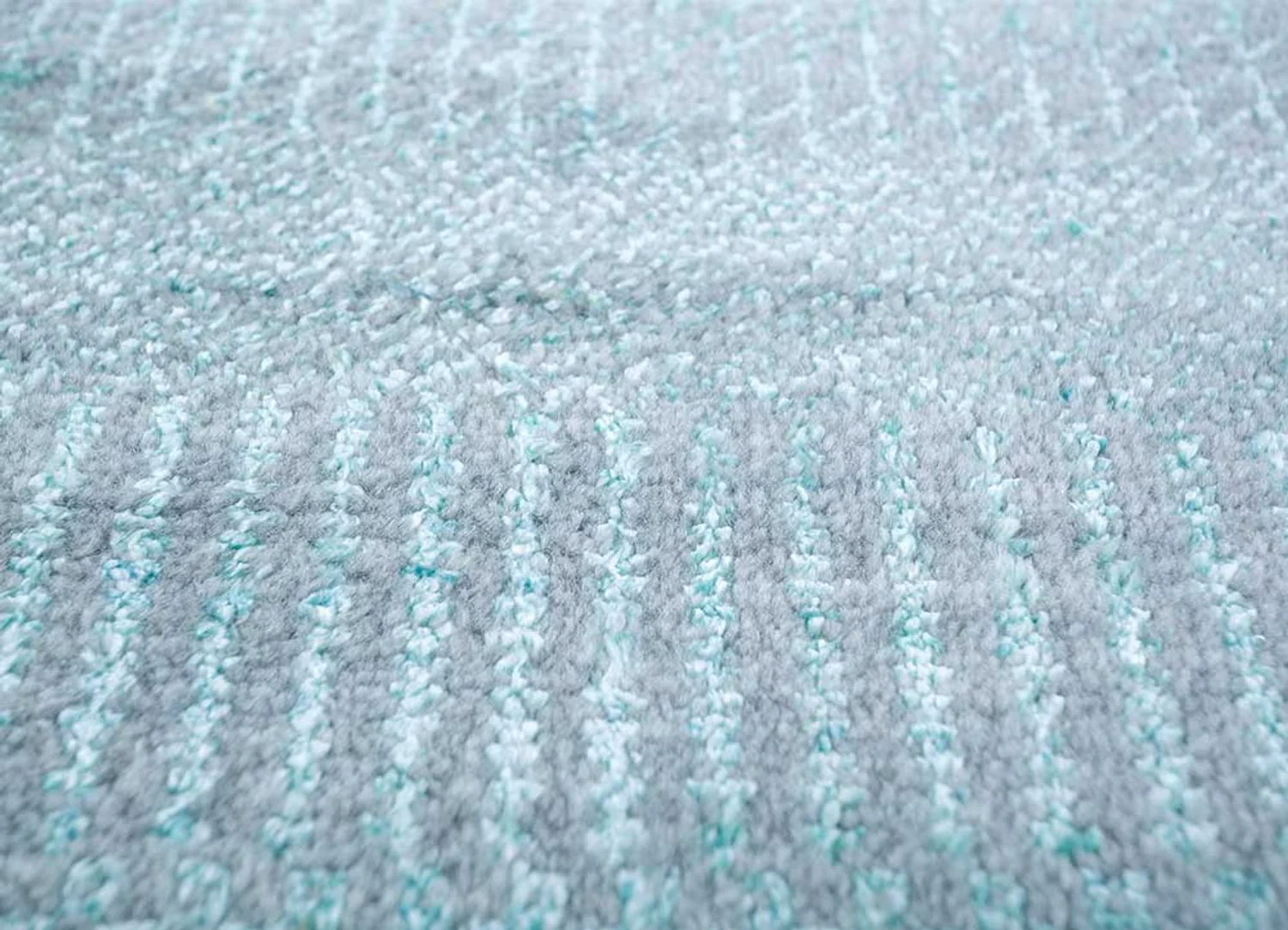 Wollteppich - 300 x 240 cm - hellblau - Image 4