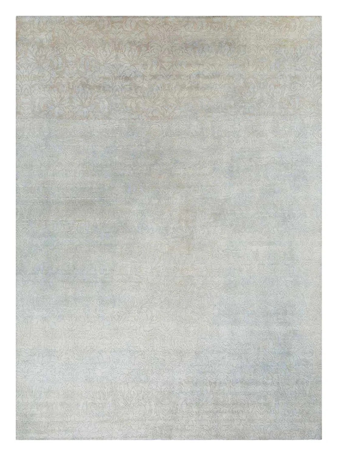 Wollteppich - 300 x 240 cm - hellgrau