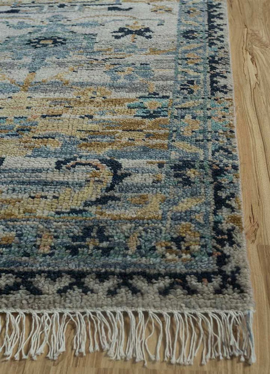 Wollteppich - 300 x 240 cm - seeblau - Image 3