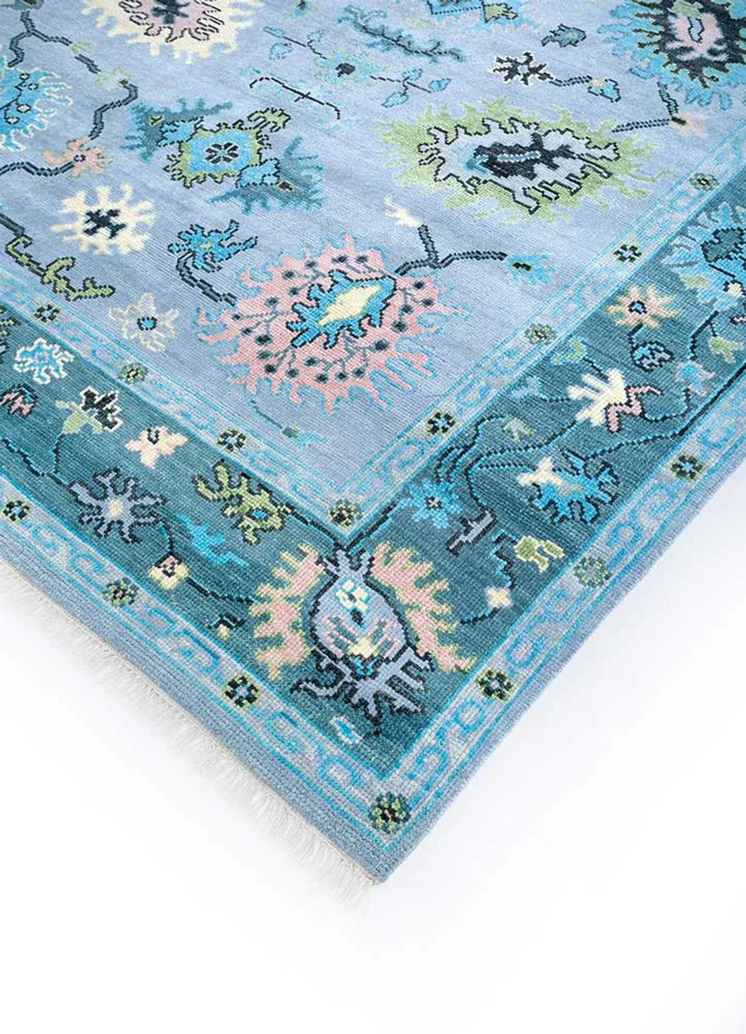 Wollteppich - 300 x 240 cm - türkis - Image 2