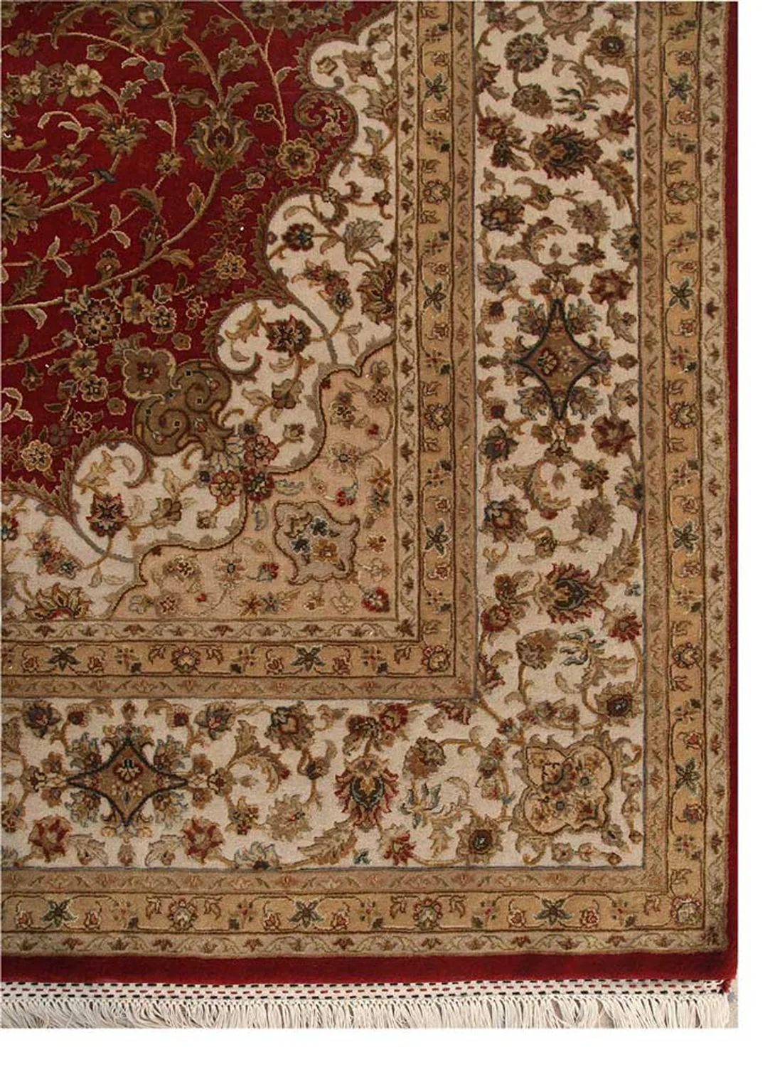 Wollteppich - 300 x 240 cm - weinrot - Image 3