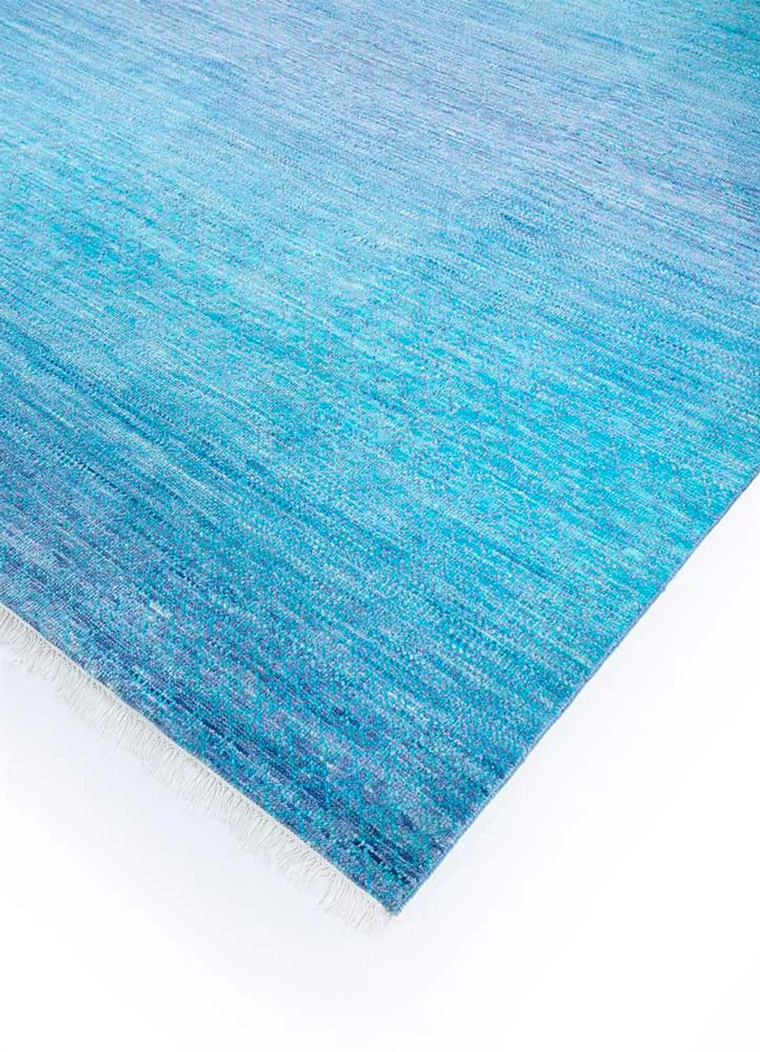 Wollteppich - 360 x 270 cm - blau - Image 2