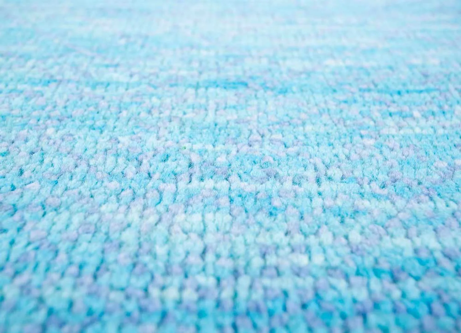 Wollteppich - 360 x 270 cm - blau - Image 4