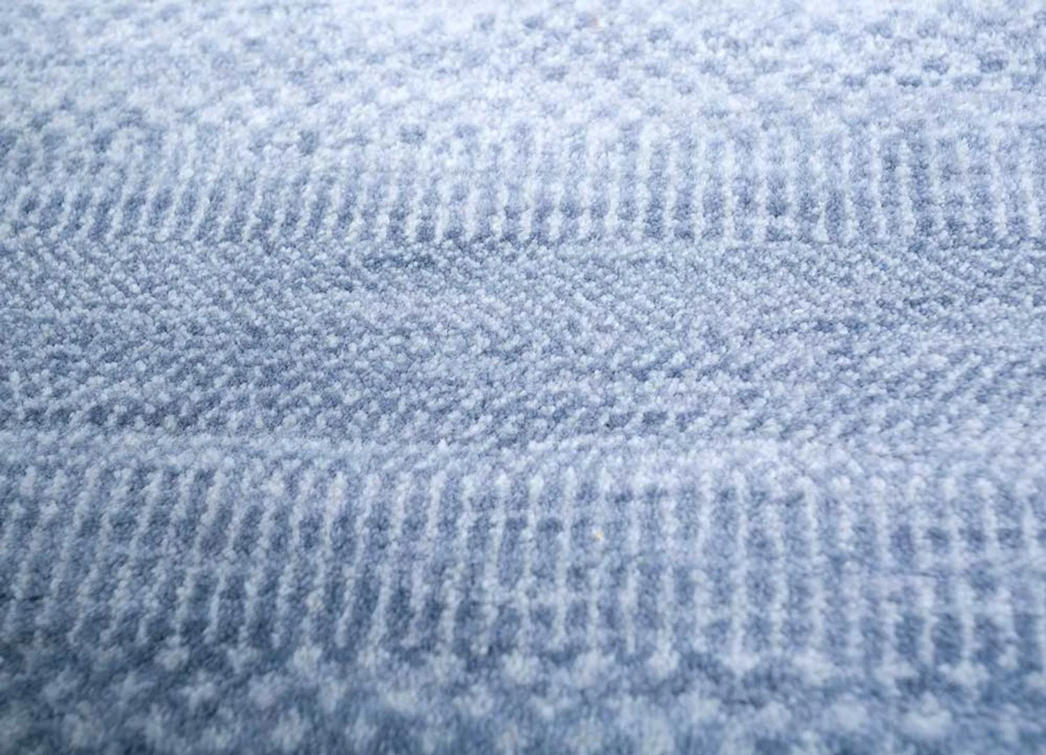 Wollteppich - 360 x 270 cm - blau - Image 4